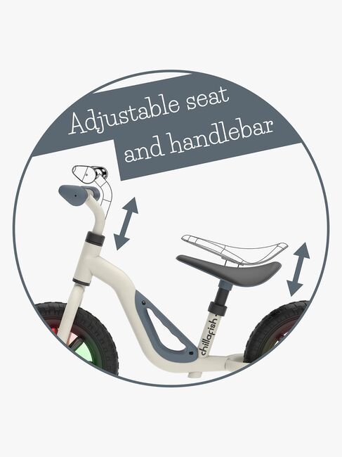 Chillafish Charlie GLOW Laufrad, Beige