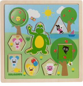 Bolibompa Puzzle 2-in-1 Sommer & Winter, 2x8 Teile