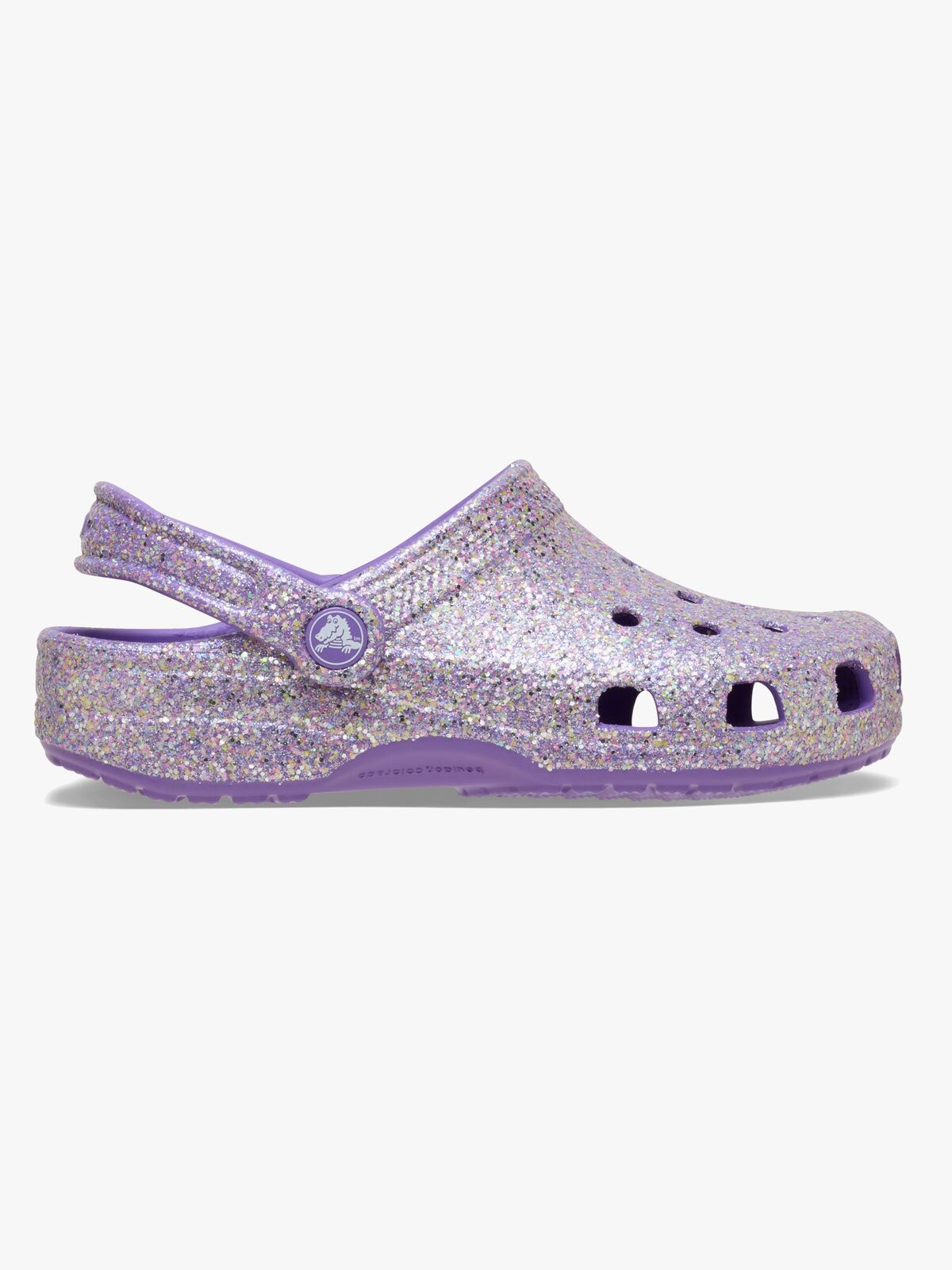 Crocs Classic Fantasy Glitter Pantoffeln, Lila