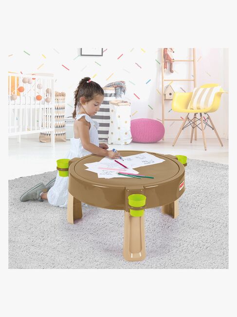 Dolu Gardening, Sand, Water, Creativity 4-in-1 Spieltisch, Braun