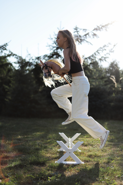 byASTRUP Steckenpferd Spirit, Blond