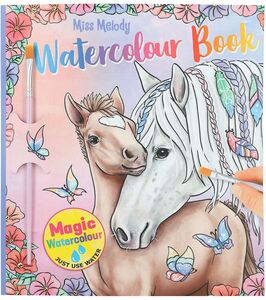 Miss Melody Magisches Wasserfarben-Malbuch