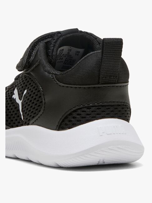 Puma Fun Racer 2 AC+ Infant Sneaker, Black/White