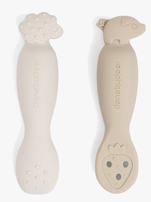 Done By Deer Tiny Farm Löffel 2er-Pack, Sand