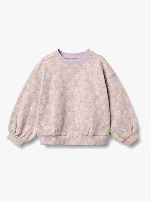 Wheat Lia Sweatshirt, Lavender Daisies