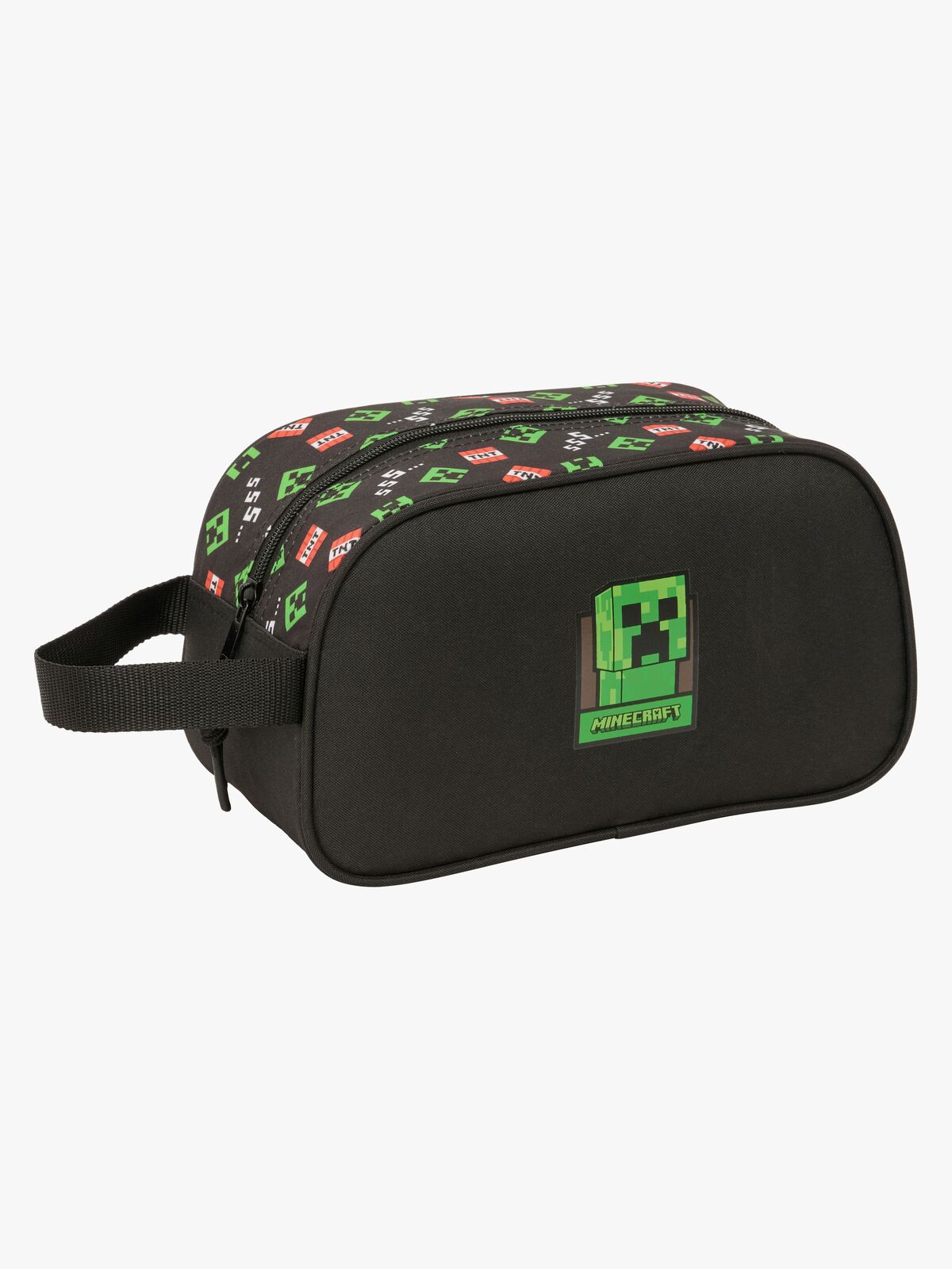 Minecraft Kulturbeutel, Schwarz