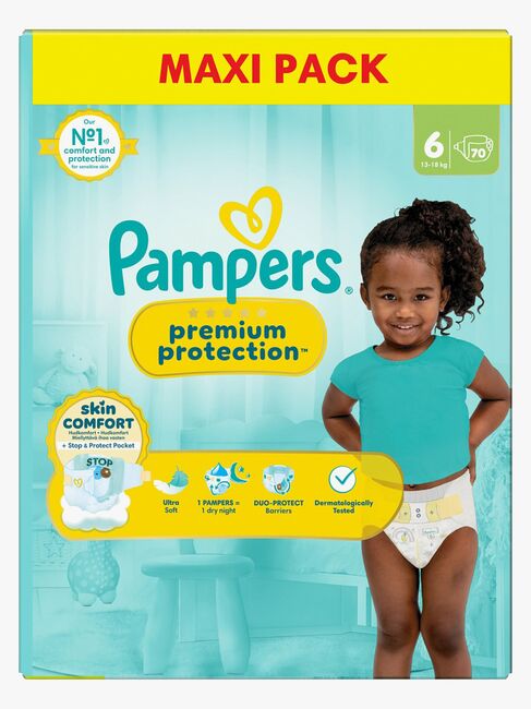 Pampers Premium Protection Windeln Größe 6 13-18 kg 70er-Pack