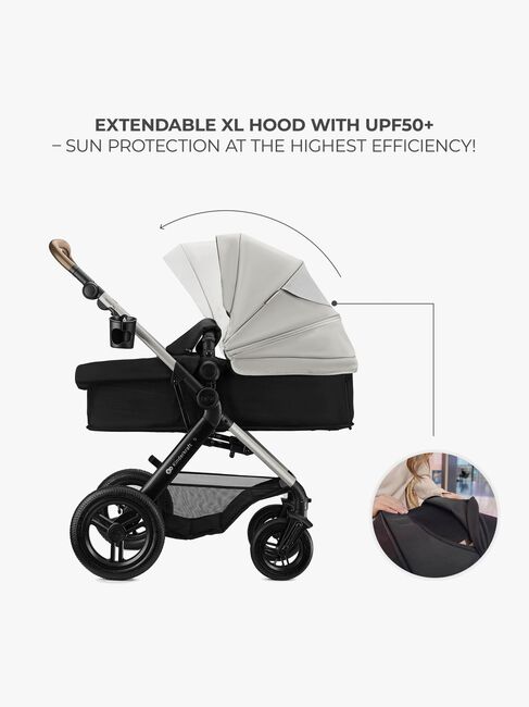 Kinderkraft MOOV 2 XL Air Kombikinderwagen, Moonlight Grey