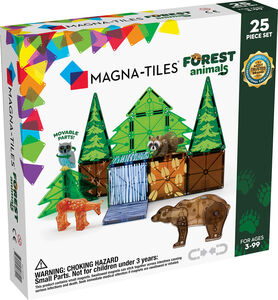 MagnaTiles Forest Animals Baukasten 25 Teile