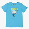 Pippi Langstrumpf X Martinex Pippi Logo T-Shirt, Blau