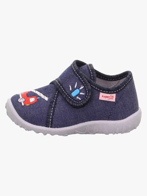 Superfit Spotty Hausschuhe, Dark Blue/Car