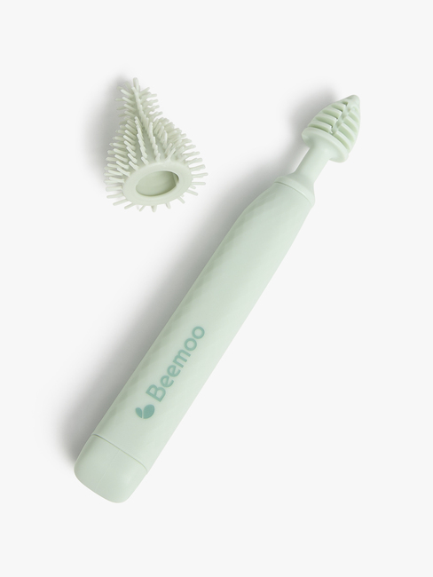Beemoo CARE Flaschenbürsten für Babyflasche, Soft Green
