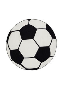 KMCarpets Teppich Play Fußball Rund 133 cm