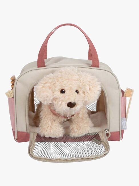 Small Foot Hund Mit Tasche Und Pflegeset, Rosa 12838-4715_3a.jpg