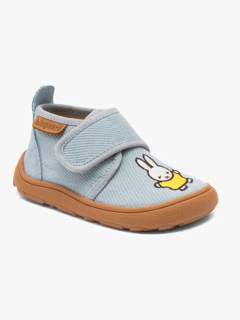 Bisgaard Miffy Barefoot Hausschuhe, Skyblue