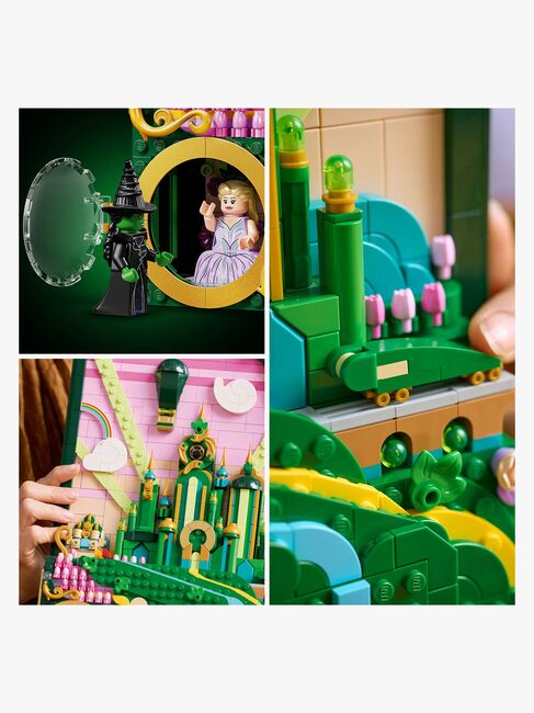 LEGO Wicked 75685 Emerald City Wandkunst