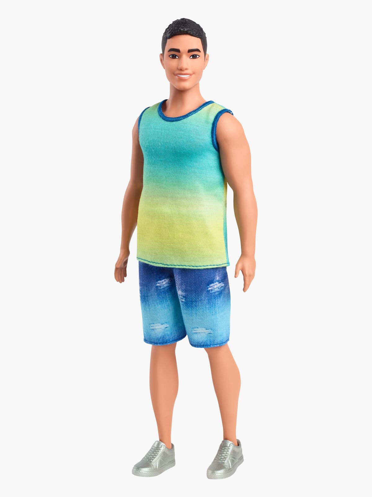 Barbie Fashionistas Puppe Ken in Denim-Shorts