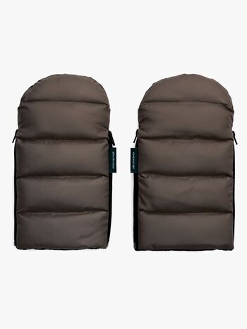 KONG.WALTHER Østerbro Puffer Kinderwagen-Fäustlinge, Grey