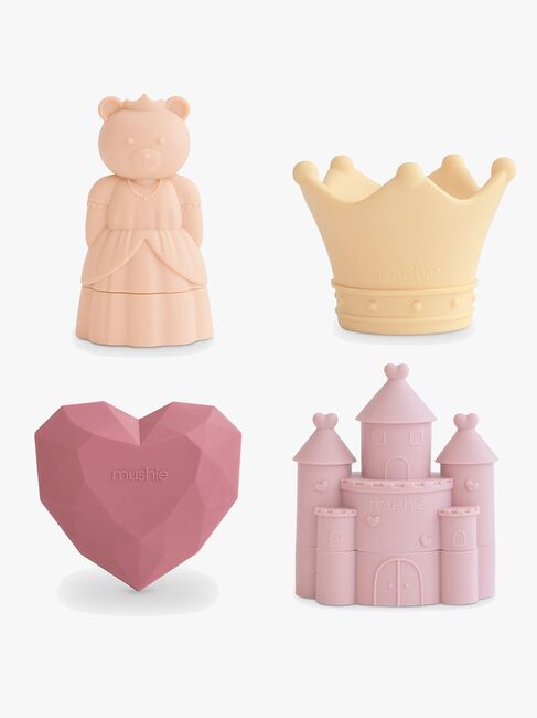 Mushie Badespielzeug Prinzessin 4er-Pack
