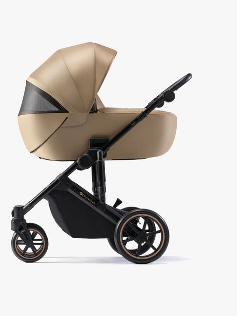 Kinderkraft PRIME 2 3-in-1 Kombikinderwagen Travelsystem inkl. Mink Pro, Sandrose Beige