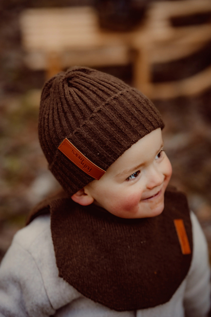 BabyMocs Strickmütze, Brown