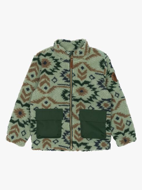 Mikk-Line Teddyjacke, Balsam Green