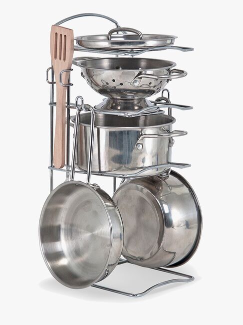 Melissa & Doug Küchen-Set Pfannen und Töpfe, 8 Teile