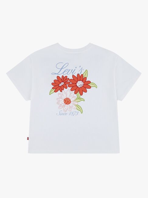 Levi's LVG Floral Oversized T-Shirt, Bright White