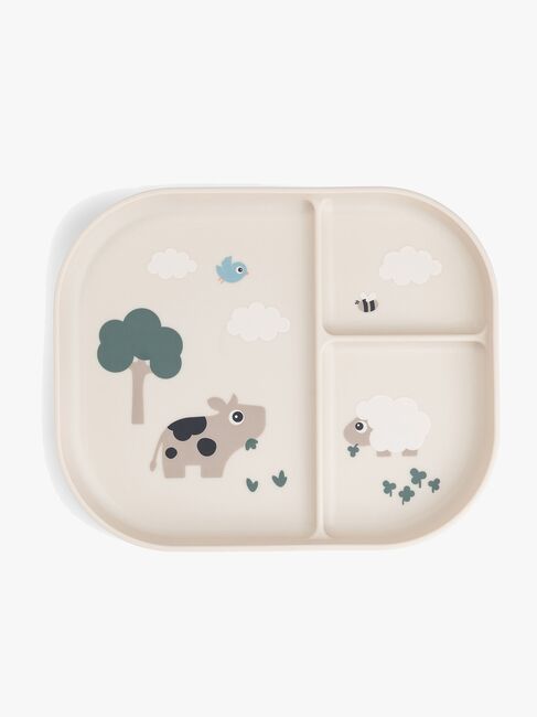 Done By Deer Tiny Farm Foodie Teller Unterteilt, Sand