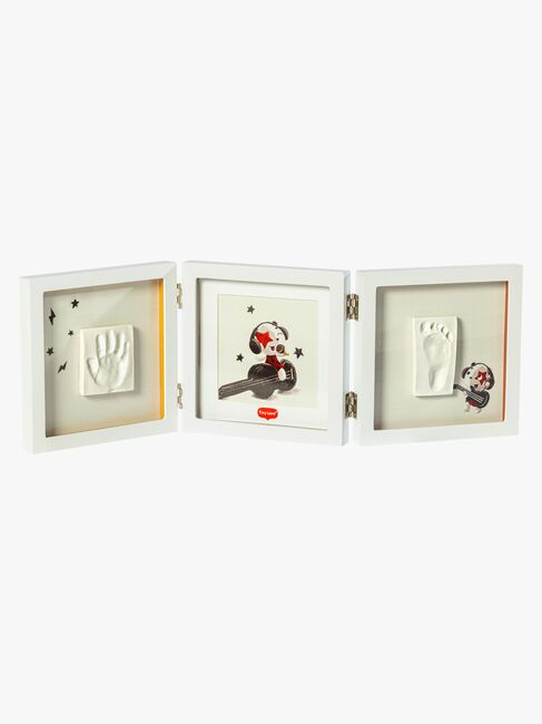 Tiny Love Babyprint Rahmen Handabdruck Doppelt, Weiß