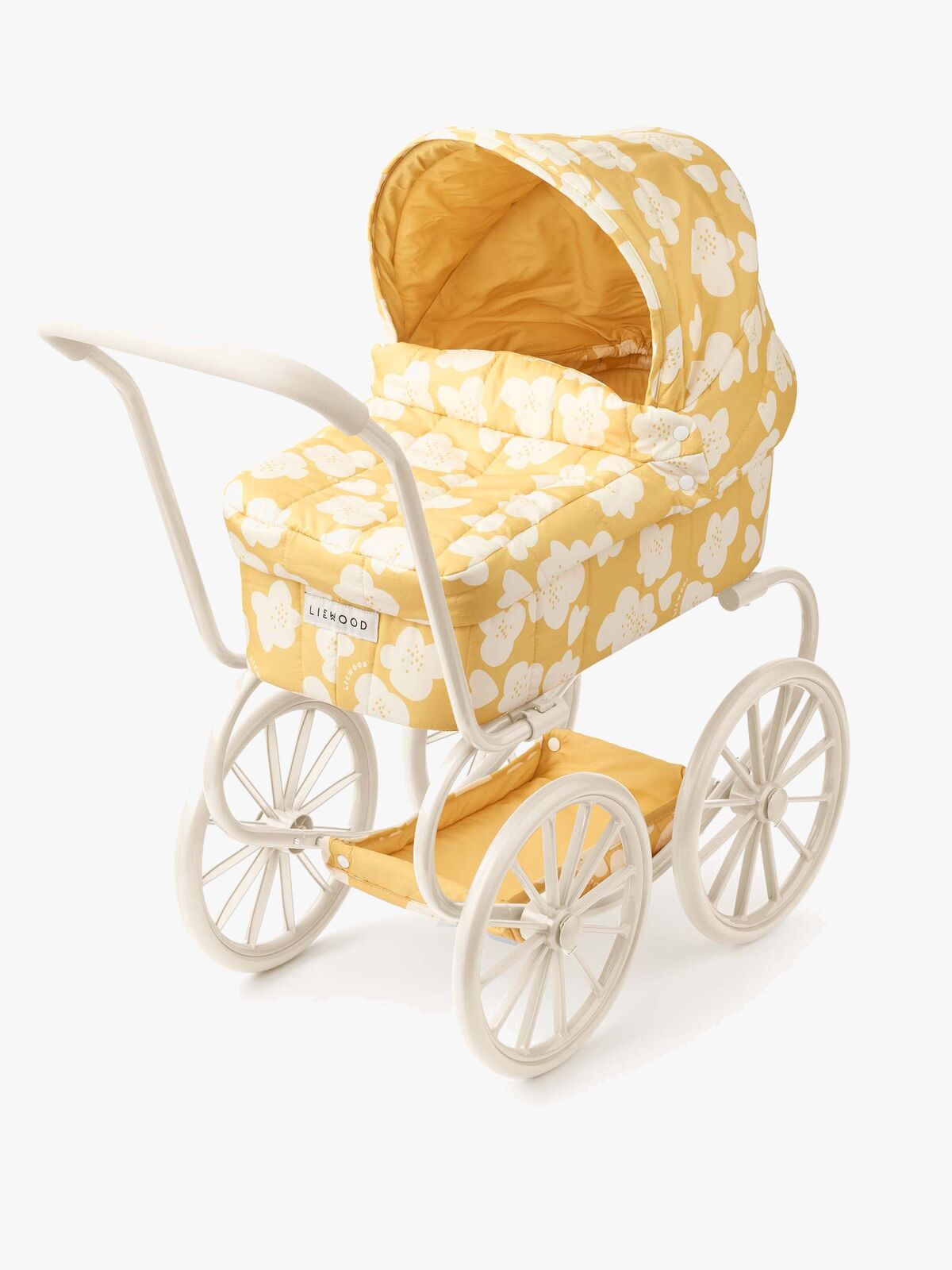 LIEWOOD Adaline Puppenwagen, Flower/Lemon Yellow