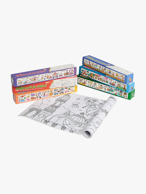 Fippla Kleben & Malen Ausmal-Rollen 6 Teile