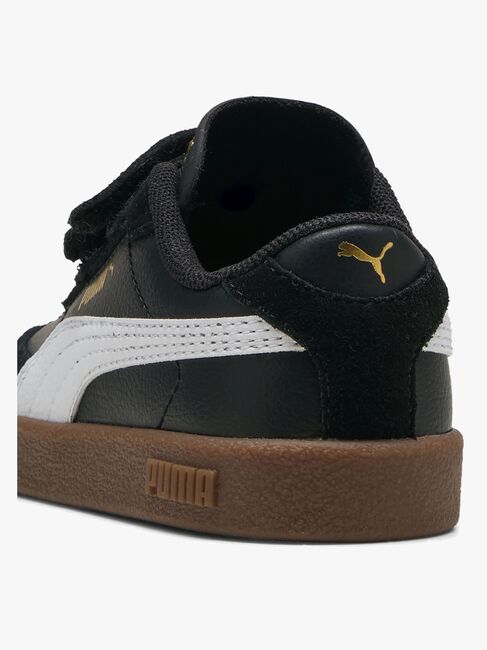 Puma Club II Era V Infant Sneaker, Black/White