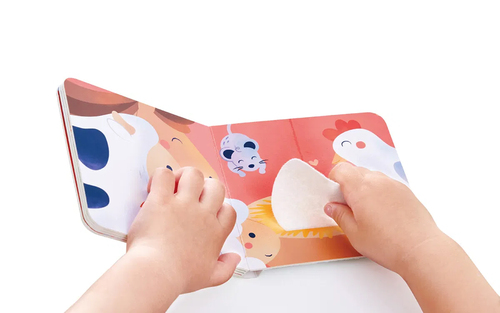 Hape Geschichtenbuch mit Spielset The Happy Stables