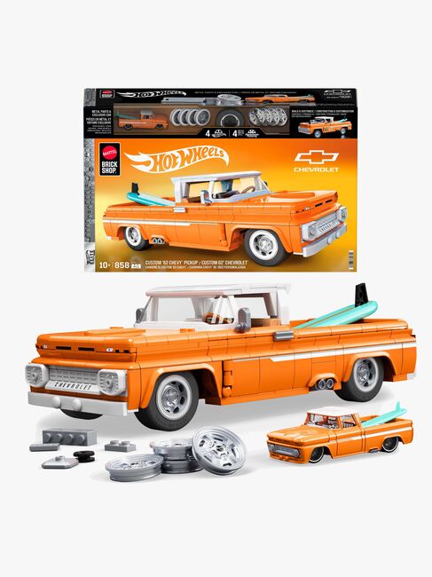 Mattel Brick Shop Hot Wheels Elite Series Brick Shop Hot Wheels Bau-Set Custom ’62 Chevy Pickup 858 Teile