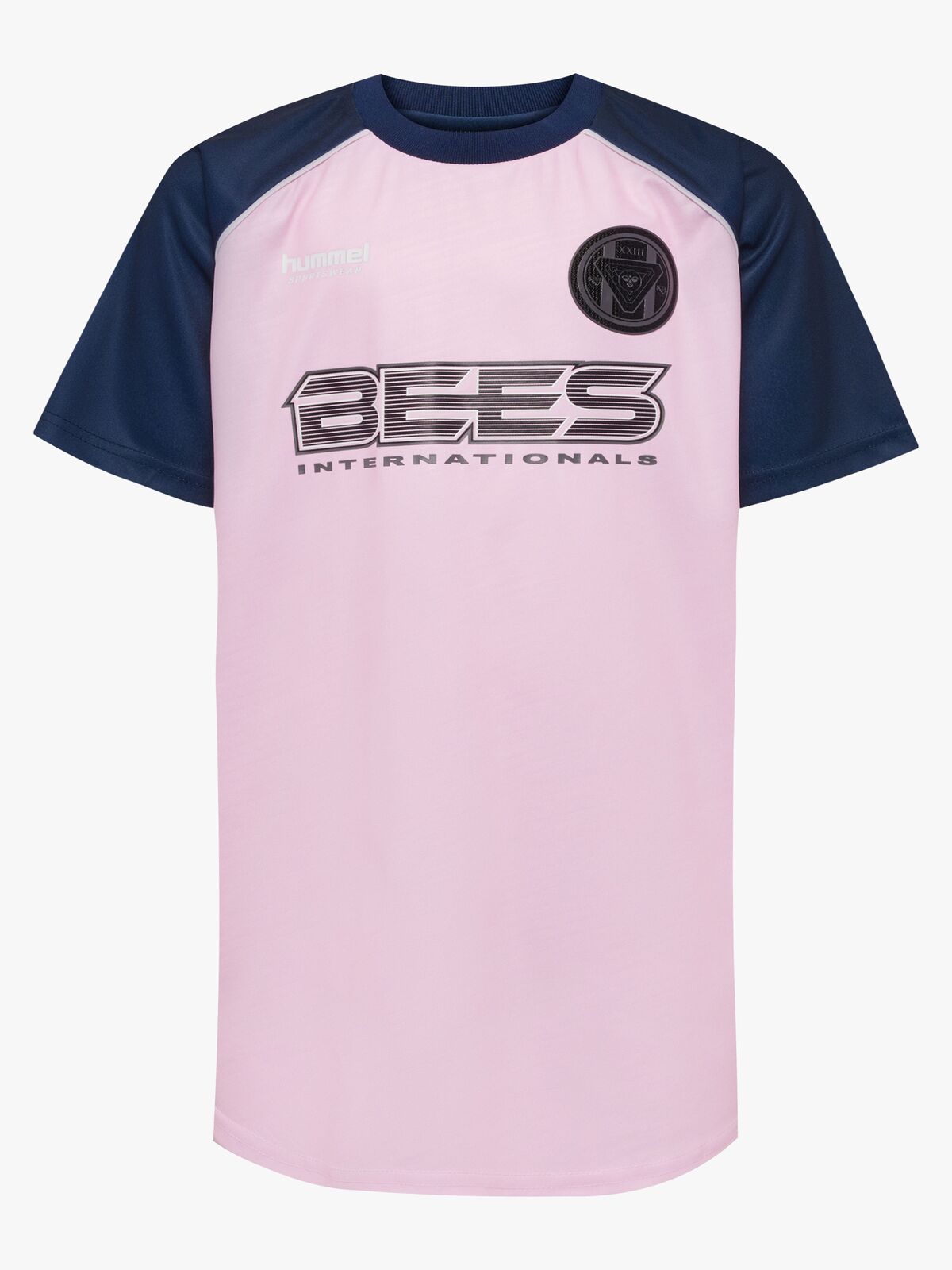 Hummel JR Loose Tiger Soccer T-Shirt, Roseate Spoonbil