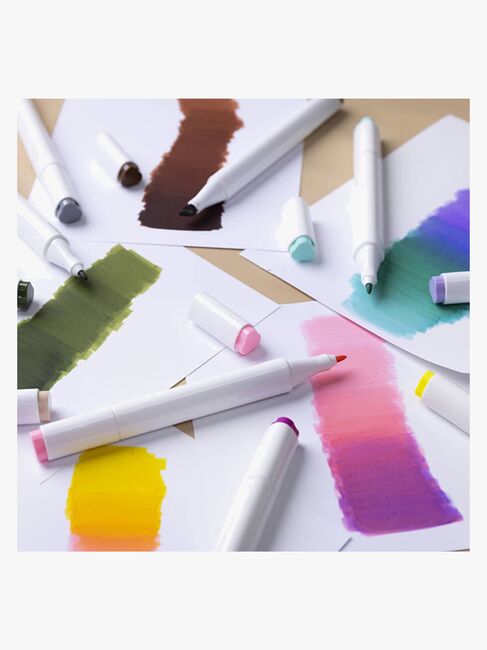 Creativ Company Alkoholbasierte Illustrationsmarker Pastell 24St