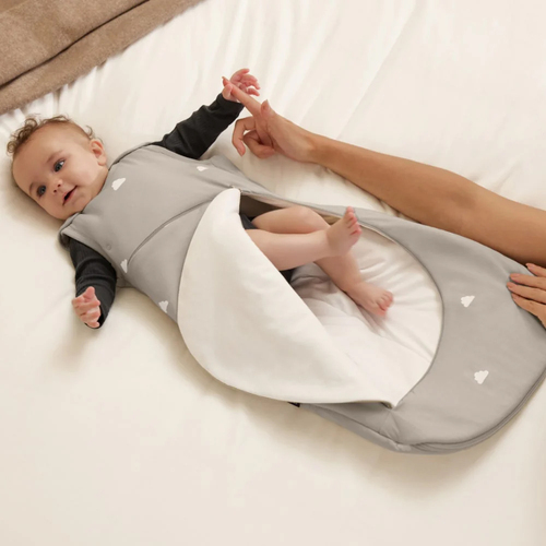 Snüz SnuzPouch Schlafsack 0.5 TOG, Grey/Cloud