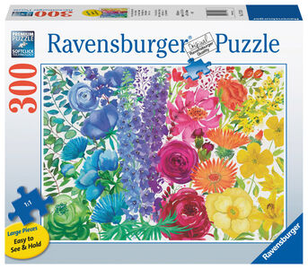 Ravensburger Puzzle Floral Rainbow 300 Große Teile