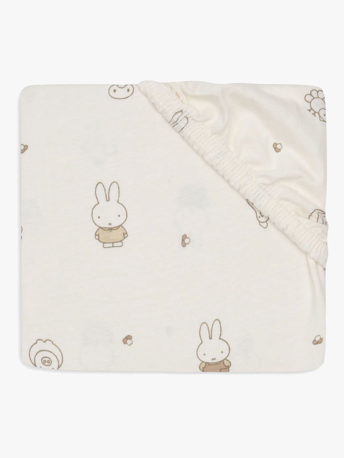 Jollein Spannbettlaken 40x80, Miffy Family Farm