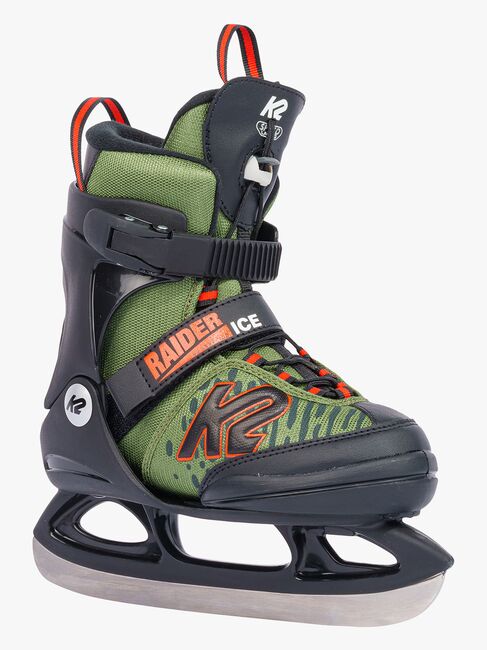 K2 Raider Ice Schlittschuhe, Grün/Orange