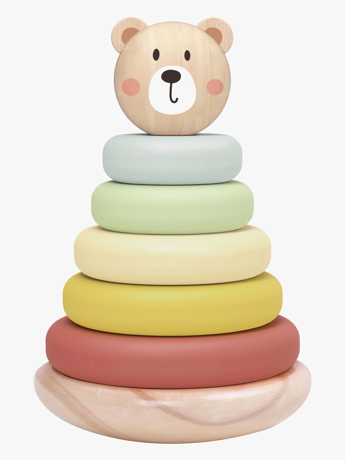 Tooky Toy Bär Stapelturm, Mehrfarbig