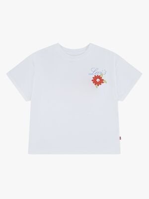 Levi's LVG Floral Oversized T-Shirt, Bright White