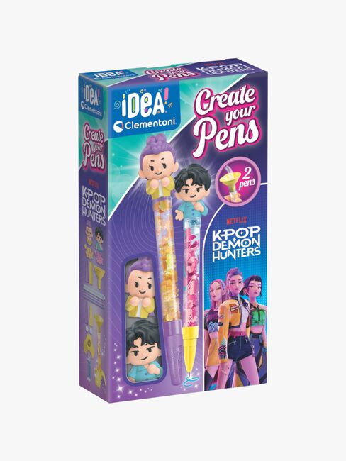 Clementoni Idea! K-Pop Demon Hunters Create Your Pens Stifte Rumi & Jinu 8010KPDH-56-2540_3a.jpg