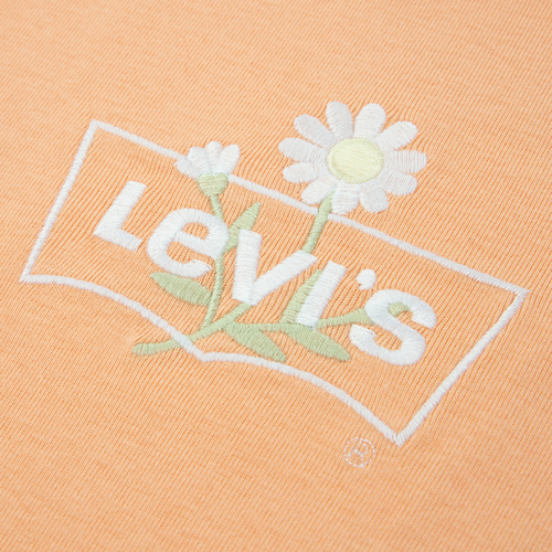 Levi's LVG Daisy Batwing T-Shirt, Peach Cobbler