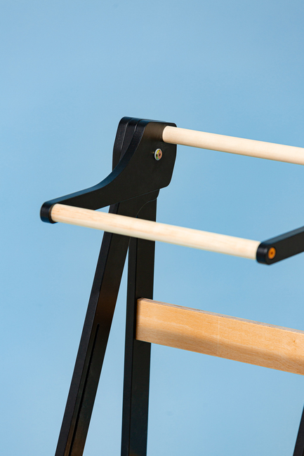 Duck Woodworks Klappbarer Lernturm, Schwarz