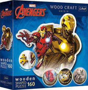 Trefl Wood Craft Origin Marvel Avengers Puzzle Brave Iron Man 160 Teile