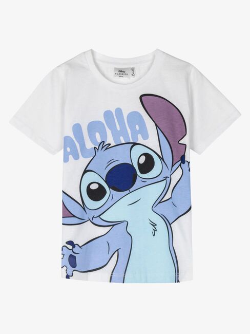 Disney Stitch T-Shirt, Weiß