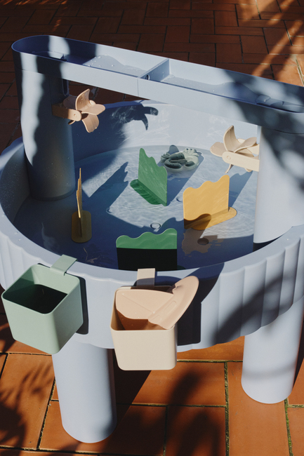 LIEWOOD Sepp Aktivitätstisch Wasser & Sand, Blau