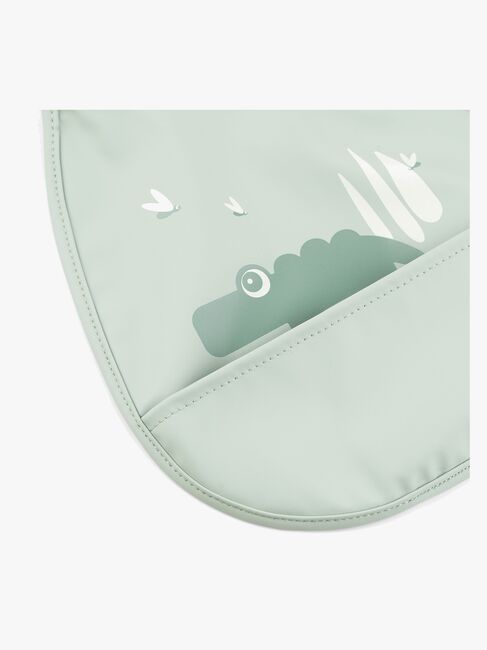 Done By Deer Croco Tiny Pocket Lätzchen 2er-Pack, Green